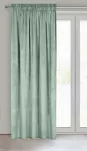 Zasłona gotowa na taśmie 140x270 MELANIE welwetowa jasna mięta o aksamitnej strukturze - 7