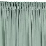Zasłona gotowa na taśmie 140x270 MELANIE welwetowa jasna mięta o aksamitnej strukturze - 5