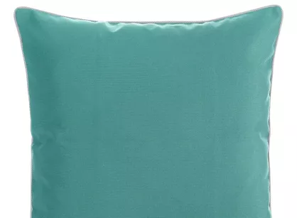 Poszewka jednokolorowa 45x45 GARDEN 4 turkusowa na taras wodoodporna