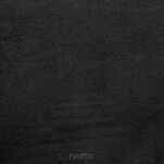 Zasłona na przelotkach 140x250 AURA welwetowa czarna jednokolorowa zdobiona w górnej części falbanami - 6