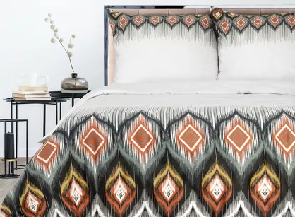 Pościel satynowa 160x200 NIKA 21 kolorowa