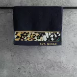 Ręcznik 30x50 EVA 15 Eva Minge ciemny turkus zdobiony bordiurą z designerskim wzorem w motyle z kolekcji Premium - 7