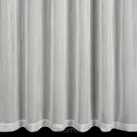 Firana na taśmie 140x270 ASTRA biała z szyfonu z szampańskim nieregularnym nadrukiem - 5