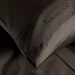 Pościel z makosatyny 160x200 ELEGANT 1G Eva Minge brązowa z ozdobną kantą i haftem - 3