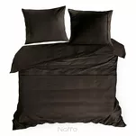 Pościel z makosatyny 160x200 ELEGANT 1G Eva Minge brązowa z ozdobną kantą i haftem - 5