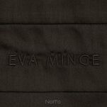 Pościel z makosatyny 160x200 ELEGANT 1G Eva Minge brązowa z ozdobną kantą i haftem - 2