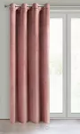 Zasłona na przelotkach 140x250 MELANIE welwetowaciemny róż o aksamitnej strukturze - 9