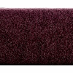 Ręcznik 70x140 EVI Pierre Cardin burgund zdobiony bordiurą w kolorze ręcznika z logo marki 430 g/m2
