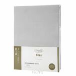 Prześcieradło z satyny bawełnianej z gumką NOVA 3 srebrne 180x200 - 5