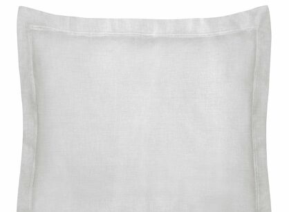 Poszewka bawełniana 70x80 NOVAC srebrna z ozdobną kantą Nova Colour