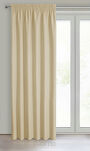 Zasłona na taśmie 140x270 RITA jednokolorowa beżowa z miękkiej tkaniny - 8