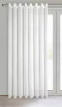 Firana na przelotkach 300x250 TIRSA biała z matowej tkaniny - 2