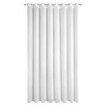Firana na przelotkach 300x250 TIRSA biała z matowej tkaniny - 3