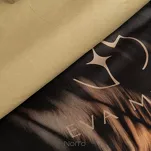 Pościel z makosatyny 160x200 MINGE 7 Eva Minge czarna z nadrukiem motyla Premium - 5