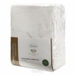 Prześcieradło z polaru FLANO z gumką kremowe 140x200 puszyste - 6