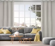 Zasłona na przelotkach 140x250 NITA welwetowa zaciemniająca cappuccino jednokolorowa - 7