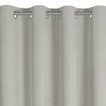 Zasłona na przelotkach 140x250 NITA welwetowa zaciemniająca cappuccino jednokolorowa - 4