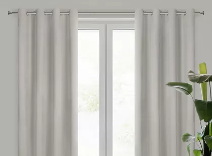 Zasłona na przelotkach 140x250 NITA welwetowa zaciemniająca cappuccino jednokolorowa