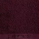 Ręcznik 30x50 EVI Pierre Cardin burgund zdobiony bordiurą w kolorze ręcznika z logo marki - 3