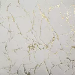 Koc 150x200 GLAMO biały ze złotym wzorem marmurkowym z kolekcji Design 91 - 3