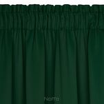 Zasłona na taśmie 135x270 LOGAN zaciemniająca ciemna zieleń jednokolorowa z półmatowej tkaniny - 4