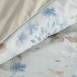 Pościel bawełniana 140x200 JASMINA kremowa z wzorem roślinnym z kolekcji Classic Family - 4