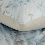 Pościel bawełniana 140x200 JASMINA kremowa z wzorem roślinnym z kolekcji Classic Family - 3