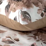 Pościel satynowa 220x200 SPRING 76 biała z wzorem kwiatów z kolekcji Classic - 4