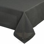 Obrus 145x350 STELLA 2 czarny mereżka zdobiony kantą - 3