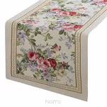 Bieżnik gobelinowy 45x140 4088 naturalny różowy wzór kwiatu wiśni - 3