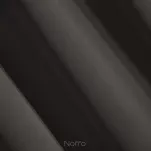 Zasłona na przelotkach 140x270 LOGAN zaciemniająca grafitowa jednokolorowa z półmatowej tkaniny - 3