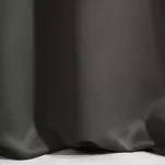 Zasłona na przelotkach 140x270 LOGAN zaciemniająca grafitowa jednokolorowa z półmatowej tkaniny - 6