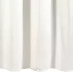 Zasłona na taśmie 140x270 AURA welwetowa biała jednokolorowa zdobiona w górnej części falbanami - 7