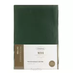 Prześcieradło satyna bawełniana bez gumki NOVA 1 ciemna zieleń 160x210 - 4