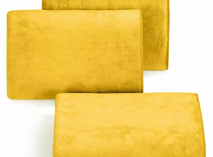 Ręcznik 30x30 AMY szybkoschnący musztardowy z mikrofibry