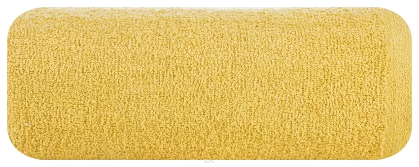 Ręcznik 50x90 GŁADKI 1 musztardowy 400 g/m2