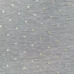 Firana na taśmie 140x270 SIBEL biała z szampańskim nadrukiem drobnych rombów - 2