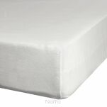 Prześcieradło z bawełny jersey 3 z gumką kremowe 140x200 - 6