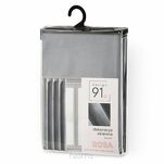 Zasłona na przelotkach 140x250 ROSA welwetowa srebrna Design 91 - 9