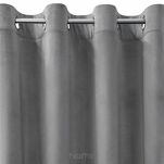 Zasłona na przelotkach 140x250 ROSA welwetowa srebrna Design 91 - 4