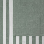 Komplet ścierek kuchennych 2x50x70 KARIN zielone w pasy z bawełny - 3