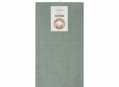 Komplet ścierek kuchennych 2x50x70 KARIN zielone w pasy z bawełny