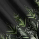 Zasłona na przelotkach 140x250 ANGELINA welwetowa z geometrycznym oliwkowym nadrukiem - 6