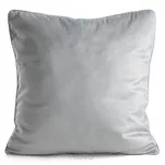 Poszewka welwetowa 45x45 ELIA  biała  srebrna - 2