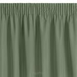 Zasłona na taśmie 140x175 RITA jednokolorowa oliwkowa z miękkiej tkaniny - 4