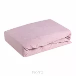 Prześcieradło z bawełny frotte z gumką pudrowe 160x200 Design 91 - 4