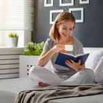 Prześcieradło z bawełny frotte z gumką pudrowe 160x200 Design 91 - 8