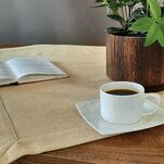 Nakładka 85x85 STELLA 1 złota zdobiona kantą z wplecioną nicią złotą - 4