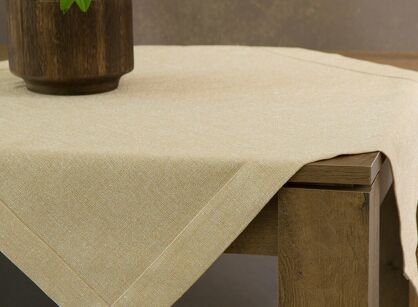 Nakładka 85x85 STELLA 1 złota zdobiona kantą z wplecioną nicią złotą