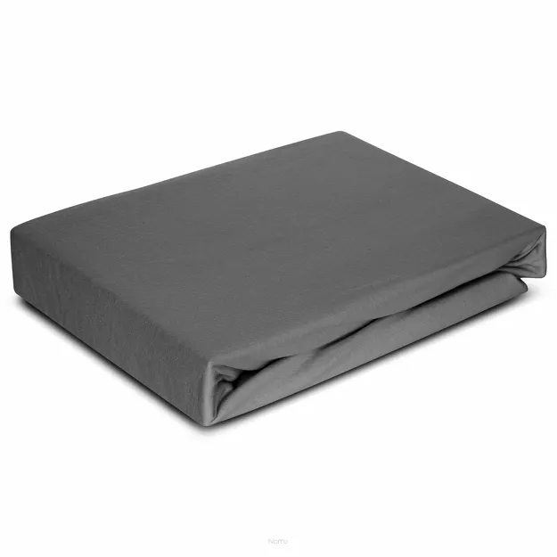 Prześcieradło z mikrowłókna z gumką 220x200 SOFT stalowe Design 91